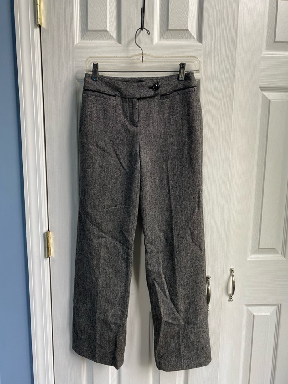 Ann Taylor petite tweed Straight-Leg Dress Pants